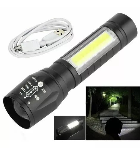 Mini linterna USB  ”PocketLight®️” -  Ilumina tu camino, estés donde estés